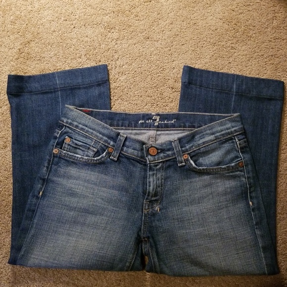 7 For All Mankind Denim - 7 for all mankind dojo capris